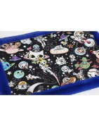 Le Tapis Collection SPACE DREAM | Bleu avec personnages TOKIDOKI