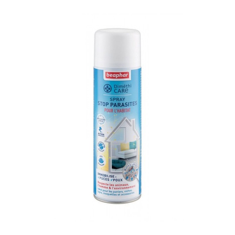 Spray antiparasitaire naturel pour l’habitat DiméthiCARE | Beaphar