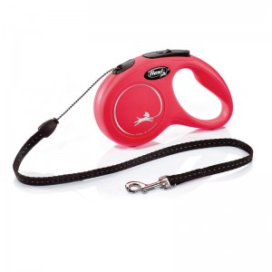 Flexi New Classic avec cordon de 5 m | Laisse avec enrouleur chien et chat