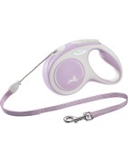 Flexi New Comfort avec cordon de 3 m | Max 8 kg | Laisse avec enrouleur chien et chat
