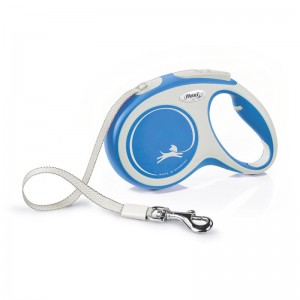 Flexi New Comfort avec sangle de 5 m | Laisse avec enrouleur chien