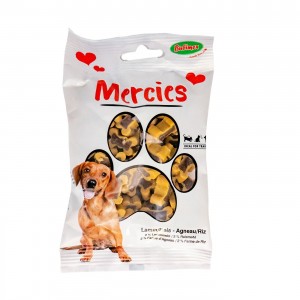 Sachet de petits os à l'agneau et au riz | Friandises pour chien