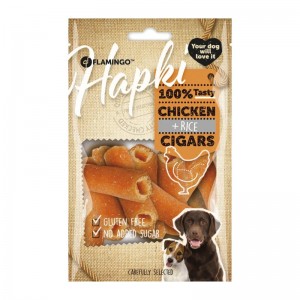 Sachet de friandises pour chien et chiot | Cigares croustillants au poulet