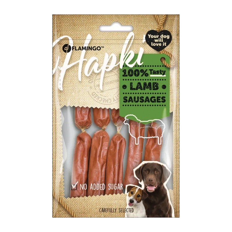 Sachet de friandises pour chien et chiot | Saucisses d’agneau