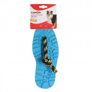 Camon | Chien | Jouet semelle en caoutchouc et corde