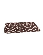 Chien | Plaid marron en polaire