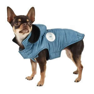 Bobby | Chien | Manteau RAYÉ noir