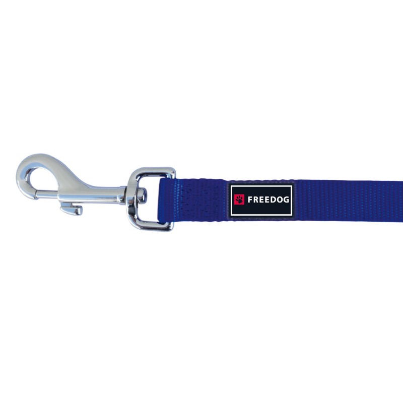 Freedog | Chien | Laisse nylon ergonomique bleu