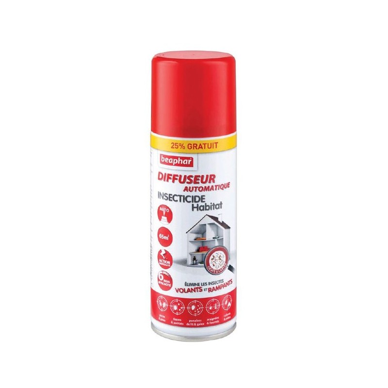 Fogger diffuseur insecticide antiparasitaire pour chien habitation | Beaphar