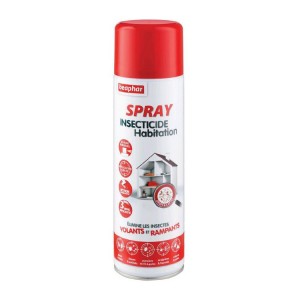 Spray insecticide antiparasitaire pour chien habitation élimine volants et rampants | Beaphar