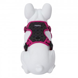 Freedog | Chien | Harnais réfléchissant BORÉAL fushia (rose)