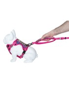 Freedog | Chien | Laisse double poignée BORÉAL fushia (rose)