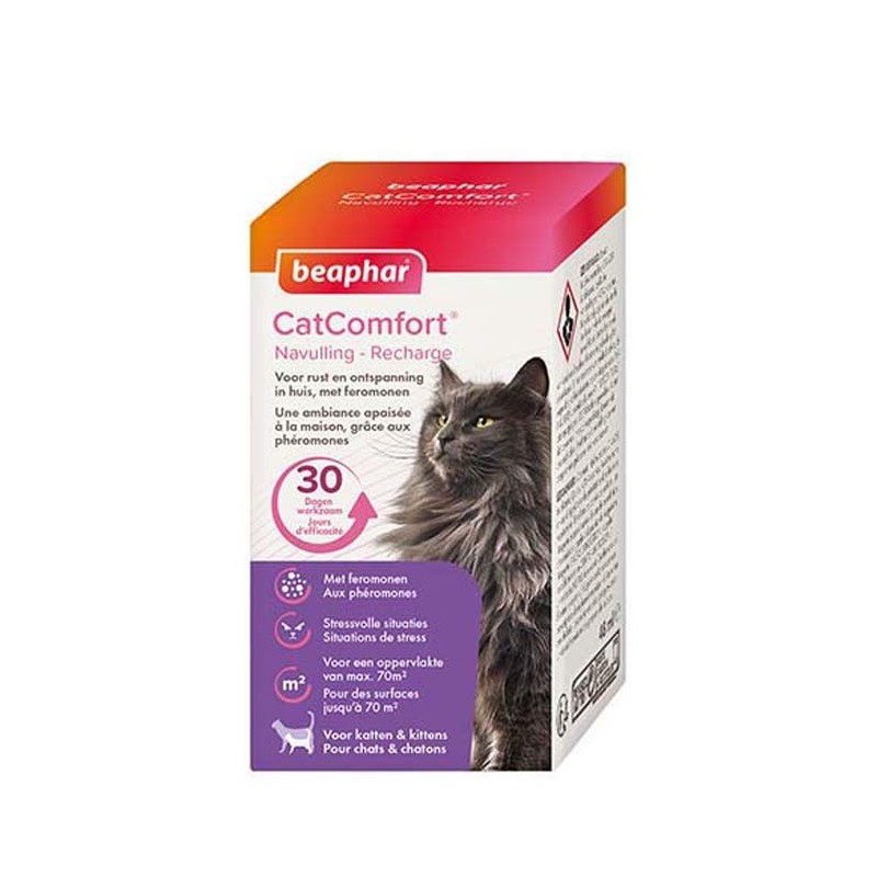 Recharge de 48 ml aux phéromones apaisants chat et chaton pour diffuseur CatComfort | Beaphar