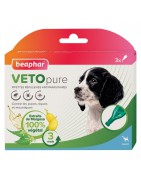 Boite de 3 pipettes répulsives anti-parasitaires pour chiot VETOPURE | BEAPHAR