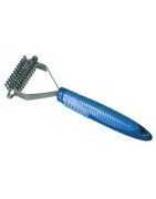 Démêloir trimmer avec manche antidérapant pour le sous-poil du chien et chat