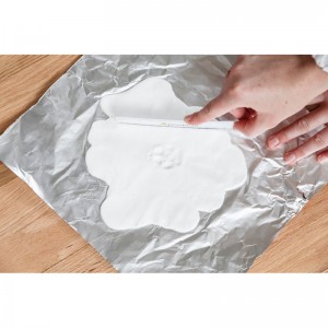 Double cadre photo & empreinte de patte en plâtre | Bois foncé