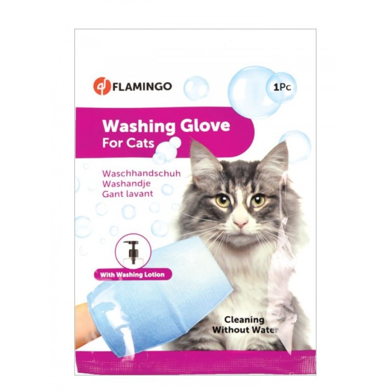 Gant de lavage pour chats