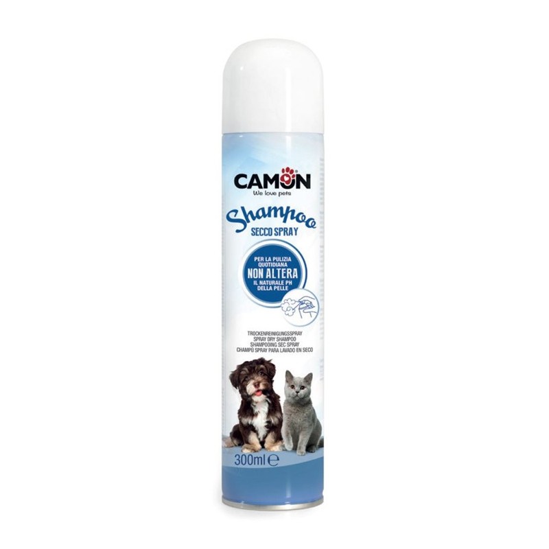 Shampoing sec chiot et chaton pour nettoyer le pelage au quotidien
