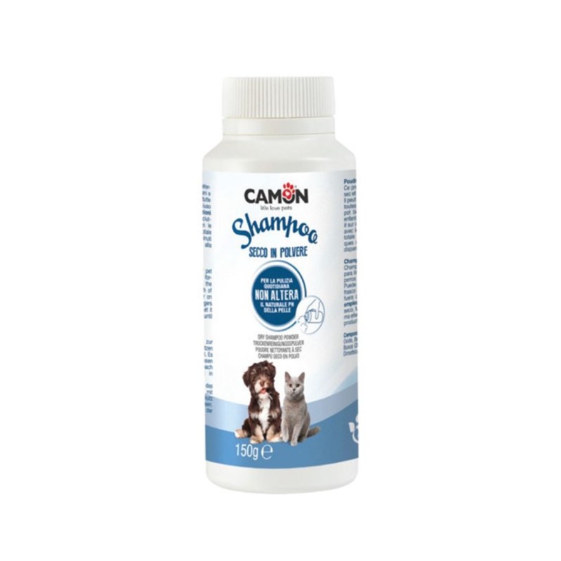 Shampoing sec en poudre pour chiot et chaton pour nettoyer le pelage au quotidien