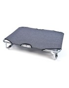 Chien | Toile de rechange grise pour lit