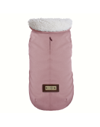 Bobby | Chien | Manteau Parka Rose Clair
