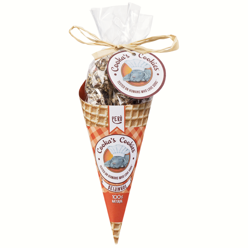 COOKA'S COOKIES | Chien | Cornet de friandises DINDE