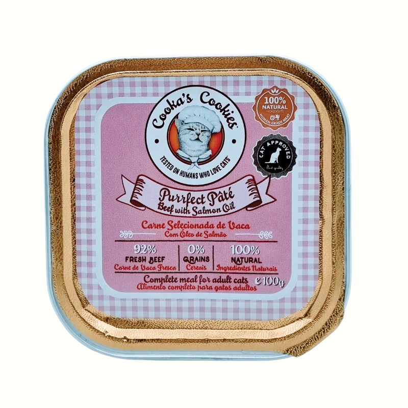 COOKA'S COOKIES | Chat | Pâtée BŒUF / SAUMON