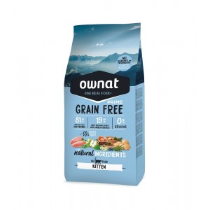Ownat | Chat | Croquette Sans Céréales PRIME KITTEN Poulet et Dinde