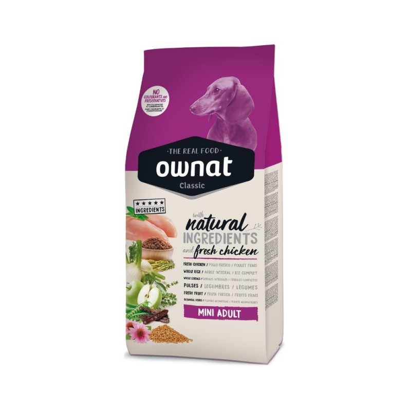Ownat | Chien | Croquettes CLASSIC MINI ADULTE 4KG