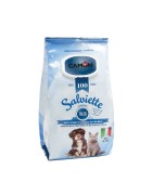 Sachet de 100 lingettes nettoyantes pour nettoyer rapidement votre chien ou votre chat