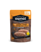 Ownat | Chat | Pâtée Wetline POULET/CREVETTE Sans Céréales 85 g