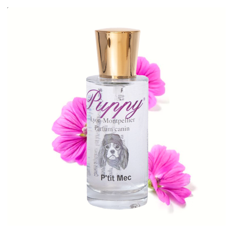 Parfum pour chien et chiot | Puppy P'ti Mec | Senteur Musc | 50 ou 250 ml