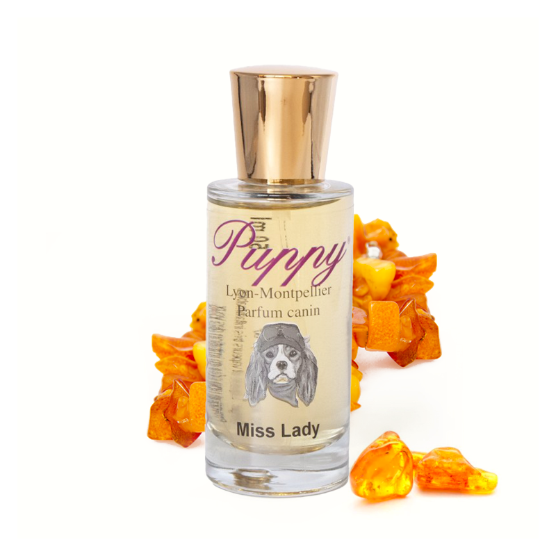 Parfum pour chien et chiot | Puppy Miss Lady | Senteur ambré | 50 ou 250 ml