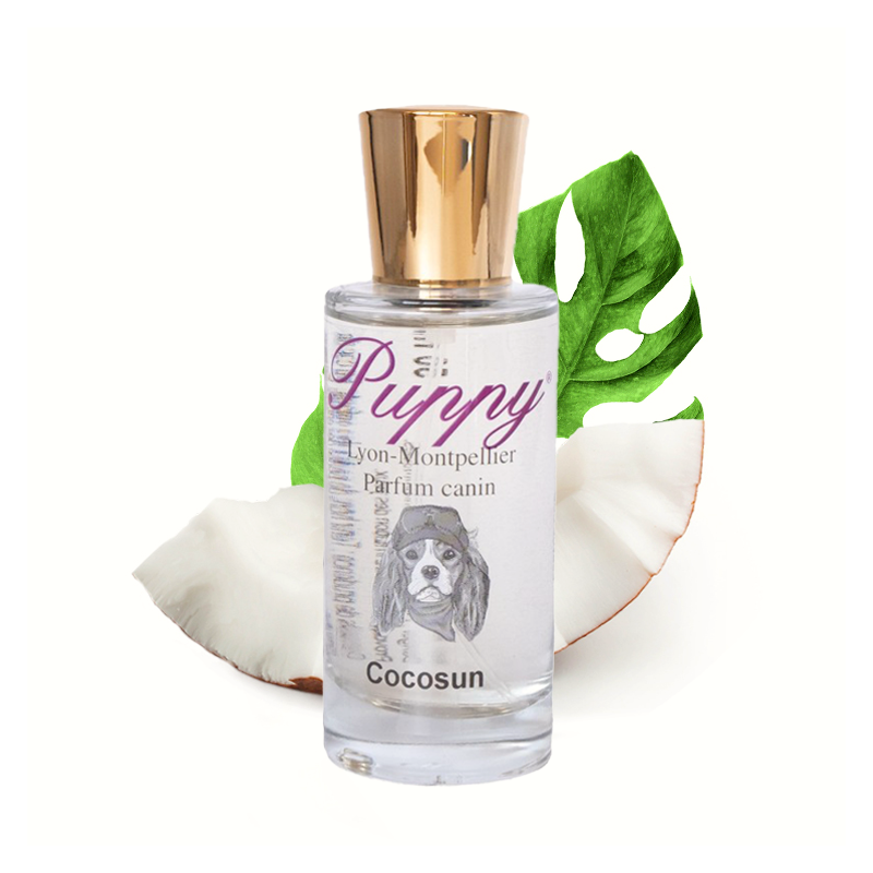 Parfum pour chien et chiot | Puppy Cocosun | Senteur monoï | 50 ou 250 ml