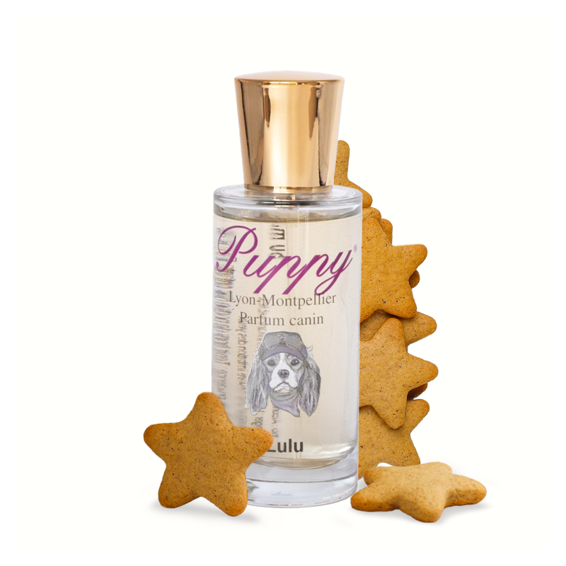 Parfum pour chien et chiot | Puppy Lulu | Senteur biscuit | 50 ou 250 ml