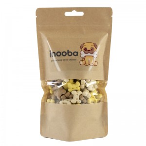Sachet de biscuits pour chien mix minis os 100% végétal