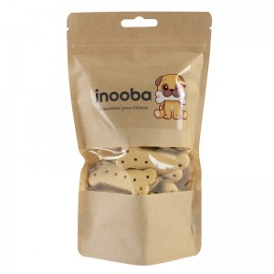 Sachet gourmand 150g de biscuits pour chien os fourrés