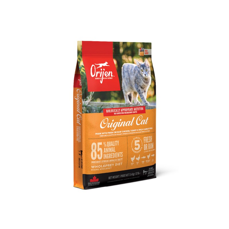 Croquettes sans céréales pour chat et chaton | ORIJEN Cat & Kitten