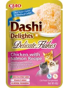 INABA Chat Dashi Delicate Flakes – Poulet & Saumon – 40 g