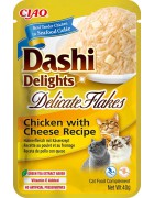 INABA Chat Dashi Delicate Flakes – Poulet & Fromage – 40 g
