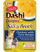 INABA Chat Dashi Delights Silky Broth – Poulet & Thon – 40 g