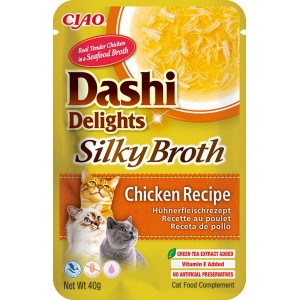 INABA Chat Dashi Delights Silky Broth – Poulet – 40 g