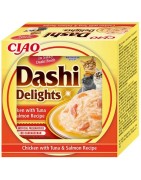INABA Chat Dashi Delights – Poulet, Thon & Saumon – 70 g