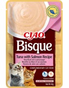INABA Chat Ciao Bisque – Thon & Saumon – 40 g