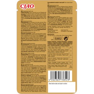 INABA Chat Ciao Bisque – Thon & Saumon – 40 g