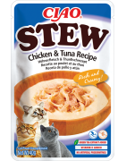 INABA Chat Ciao Stew – Poulet & Thon – 40 g