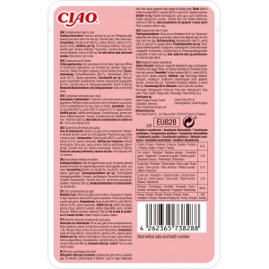 INABA Chat Ciao Broth – Poulet & Saumon – 40 g