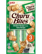 INABA Chat Churu Bites – Wrap de Poulet & Thon – Pack de 3 – 30 g