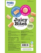 INABA Chat Juicy Bites – Bouillon & Calamar – Pack de 3 – 33,9 g