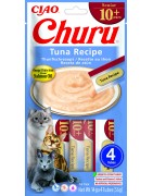 INABA Chat Churu Senior 10+ – Thon – Pack de 4 – 56 g